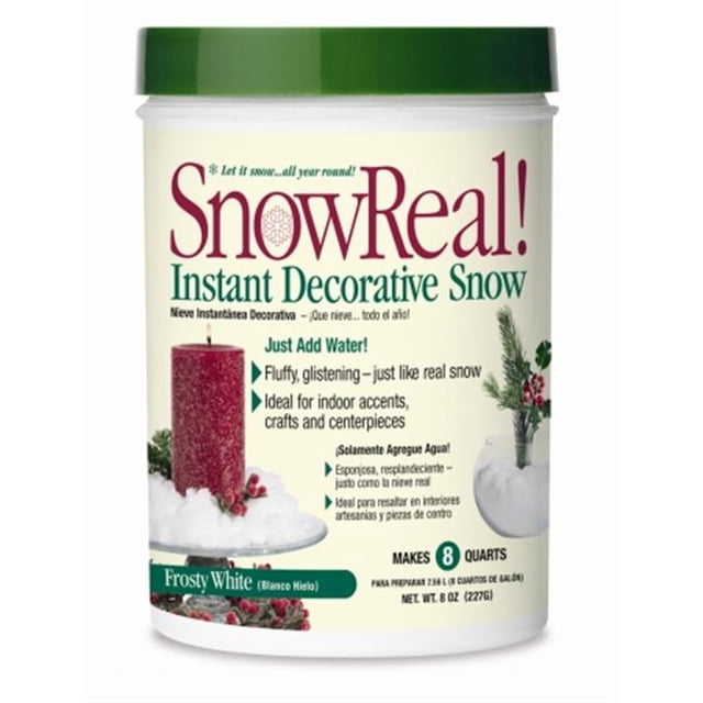 JRM Chemical Snow Real Pot Instantané Décoratif de 8 oz Snow - Lot de 12