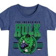 thumbnail image 3 of Marvel Hulk - Collegiate - Toddler And Youth Girls Fitted Short Sleeve Graphic T-Shirt, 3 of 5
