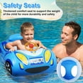 thumbnail image 2 of Qoosea Baby Pool Floats Toddler Inflatable Car-Shaped Swimming Float with Sun Canopy with Safety Seat for 6-48 Months, 2 of 7