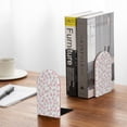 thumbnail image 5 of Sikiie Floral Bookends 1 Pair, Wood Bookends for Shelves, Book Ends for Shelves, Book Shelf Holder for Home Office, 5 of 7