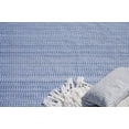 thumbnail image 2 of Exquisite Rugs Florence Indoor/Outdoor Handmade Flatweave P.E.T. Yarn Light Blue Area Rug, 2 of 7