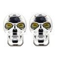 thumbnail image 1 of Faros de motocicleta 2 uds luces antiniebla de conducción para motocicleta luces LED tipo cápsula barra foco en forma de calavera faros auxiliares para Jeep todoterreno camión ATV UTV barco, 1 of 8