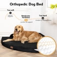 thumbnail image 2 of Cama ortopédica grande para perros MEKIY con funda extraíble y lavable, 2 of 7