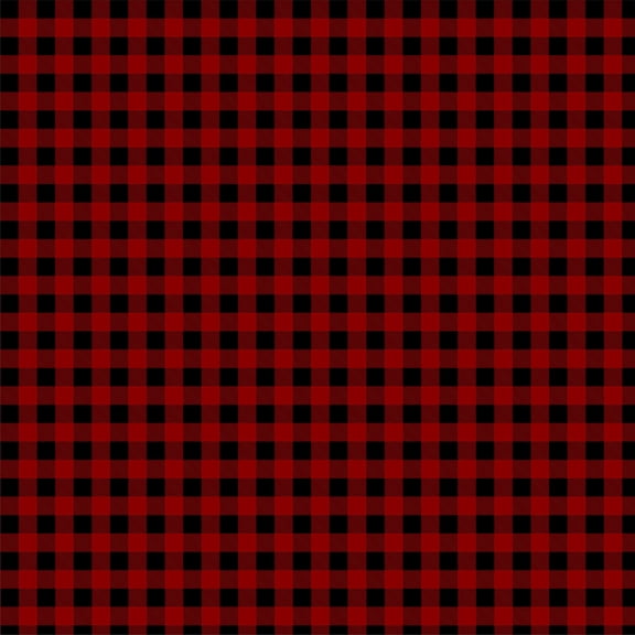 12 Pack: Red & Black Buffalo Check Bandana by Make Market