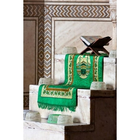Agra India Taj Mahal Mosque Prayer Rug Canvas Art - Charles O Cecil DanitaDelimont (11 x 17)
