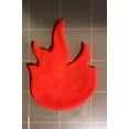 thumbnail image 2 of Fire Flame Cookie Cutter (3 Inch)- Fast Shipping - Sharp Edges - Exceptional Quality, 2 of 3