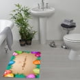 thumbnail image 6 of Easter Decorations for the Home QTOCIO Door Mat Easter Colorful Eggs Rubber Support Kitchen Rug Plumeria Heart Stripe Washable Entrance Rug For Bedroom Dining Room Front Door Decoration, 6 of 6