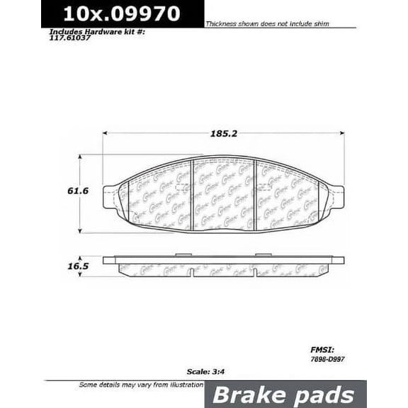 Centric Parts - Ceramic Pads