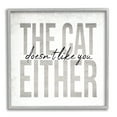 thumbnail image 4 of Stupell Industries The Cat Doesn't Like You Either Pet Phrase, 24 x 24, Design by Daphne Polselli, 4 of 5