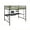 Black, variant on Pemberly Row Modern Steel Metal Full Loft Bed with Workstation in Trendy White