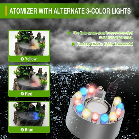

Atomizing Desktop Fountain Waterfall Humidifier for Office Desk Decor FengShui