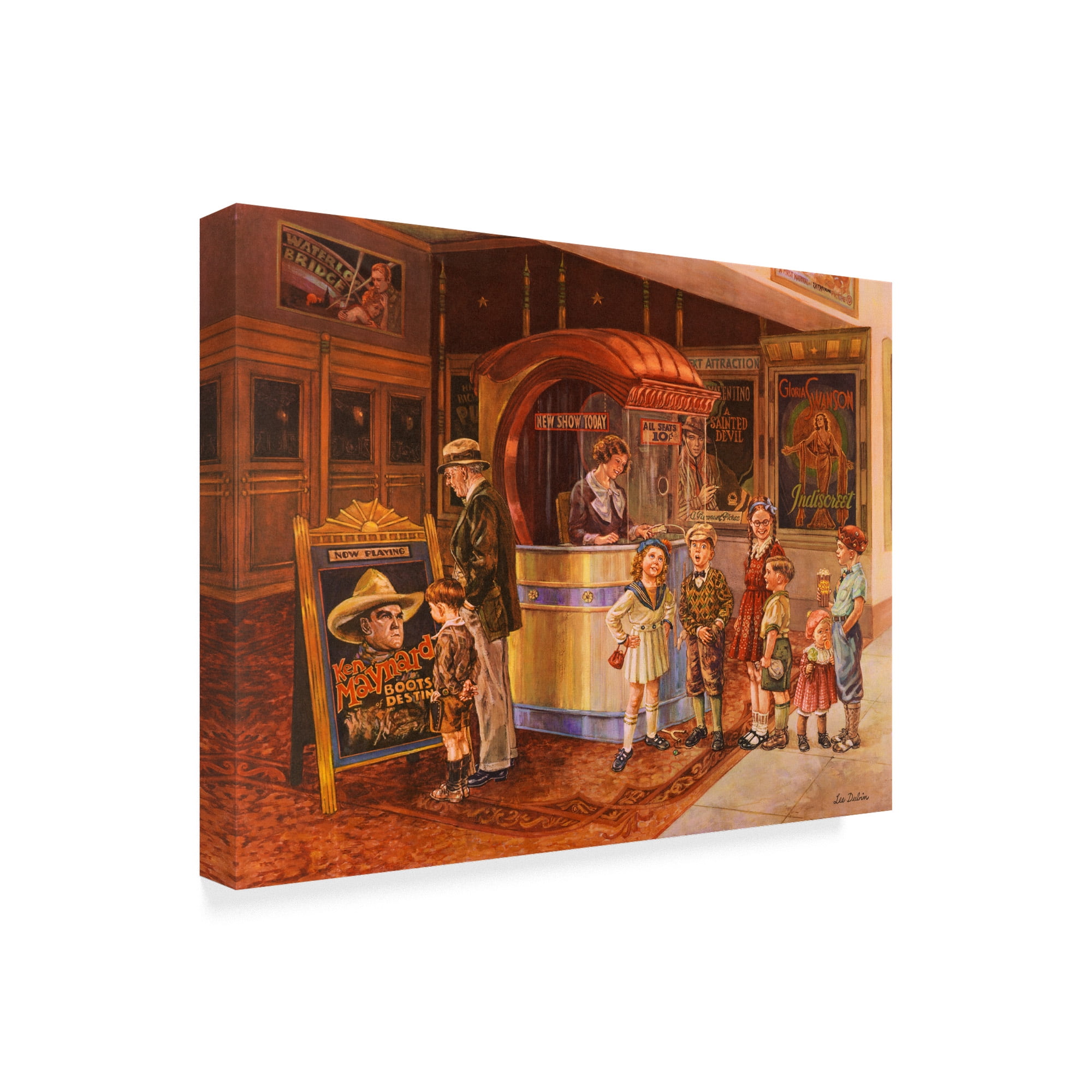 Saturday Matinee' Canvas Art by Lee Dubin