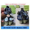thumbnail image 4 of 3S 12.6v 10.8v Li-ion 18650 BMS PCM Battery Protection Board BMS For Scredriver Tool Battery And 3s Battery Pack ,Long Lasting, 4 of 4