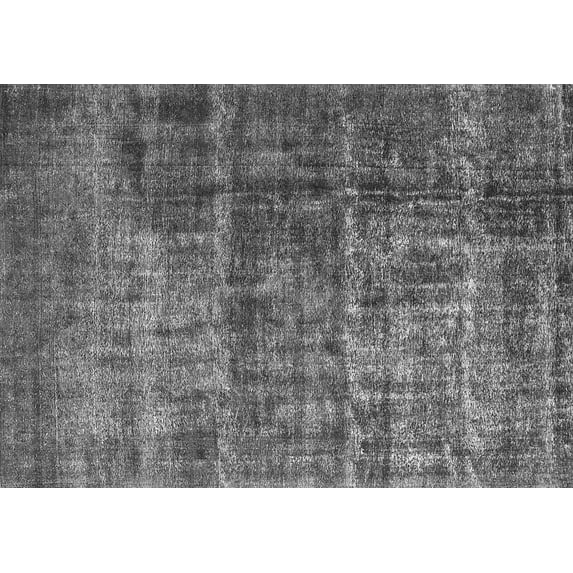 Ahgly Company Indoor Rectangle Oriental Gray Industrial Area Rugs, 2' x 4'
