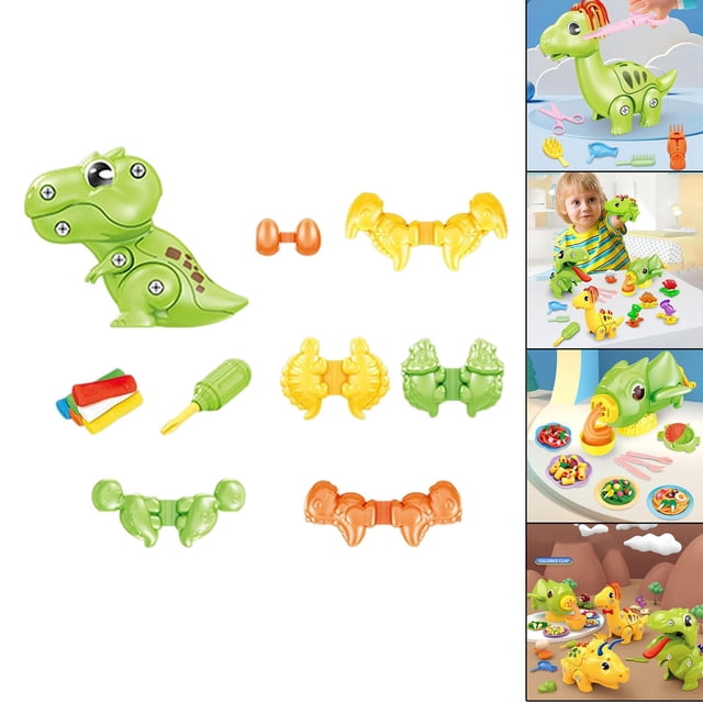 de herramientas de modedo , juguete de interacción entre padres y hijo accesorios de de modedo para , tiranosaurio CUTICAT Plastilina
