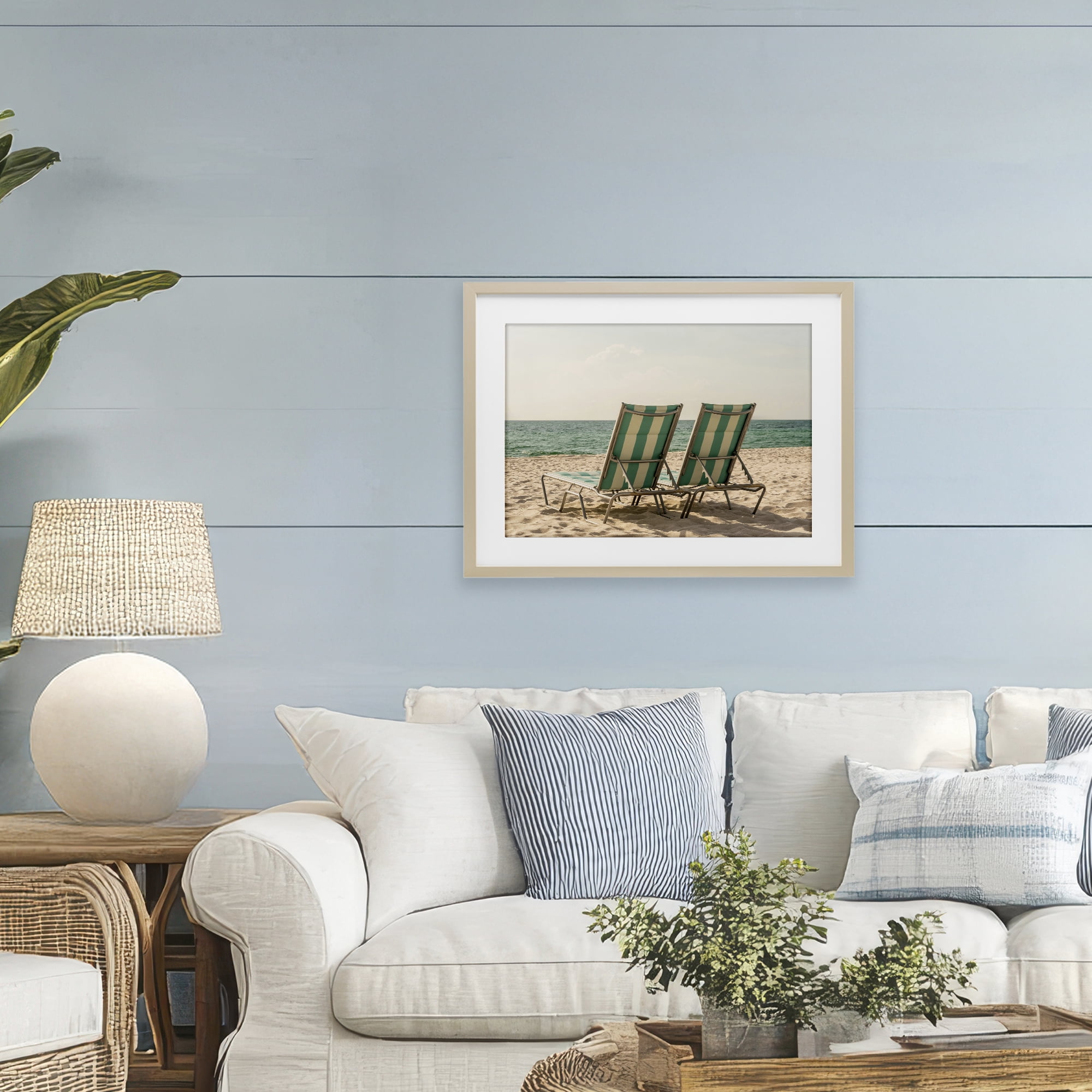 Stupell Industries Invitation To Relaxation Birch Framed Print Under Glass, design by Elena Chukhlebova