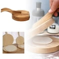 thumbnail image 1 of Solid Wood Quick Dumpling Skin Artifact Home Use Pressed Dough Bun Skin Rice Dumpling Skin Home Kitchen Artifact Turnover Making compatible with Machine round Stainless Steel Dumpling Extra Large, 1 of 4