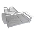 thumbnail image 3 of Escurridor Trastes de Aluminio con 2 Niveles con Portacubiertos y Charola, 3 of 7