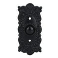 thumbnail image 1 of Timbre De Puerta De Hierro Con Cable A29, Pulsador Vintage Con Acabado En Polvo Negro, Timbre De Puerta Decorativo Vintage Con Fácil Instalación, 3 3/8 Pulgadas X 1 5/8 Pulgadas, 1 of 5
