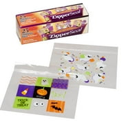SANDWICH BAG HALLOWEEN PRINT 25CT 5.875X6.5IN 2 PRINTS PER PK, Case Pack of 48