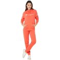 thumbnail image 2 of Champion Womens Powerblend Fleece Pullover Hoodie, M, Poppy Orange, 2 of 3