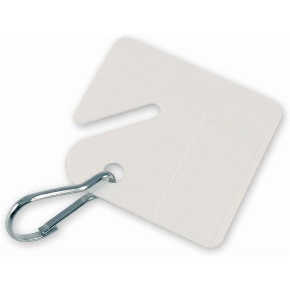 Lucky Line 25900 White Blank Key Cabinet Tags Bag of 20