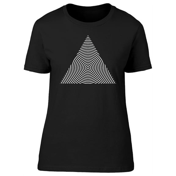 Big Triangle With Circular Waves Tee Men's -Image by Shutterstock