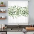 thumbnail image 5 of Sage Green Eucalyptus Leaves Sheer Curtains 72 Inches Long, Spring Summer Botanical Floral Light Filering Curtains, Breathable Simi Curtain Privacy Drapes for Living Room Bedroom Window Treatment, 5 of 9