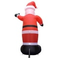 thumbnail image 5 of Northlight Lighted Inflatable Santa Claus Outdoor Commercial Christmas Decoration - 20', 5 of 5