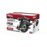 Hyper Tough 20V 6.5in. Brushless Circular Saw, with 2.0Ah Lithium-Ion Battery Pack and Standard Charger, Model Number 41007.2