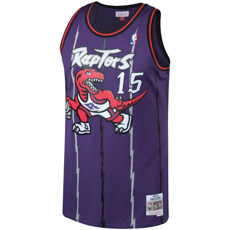 Vince Carter Toronto Raptors Mitchell & Ness Big Tall Hardwood Classics Jersey - Purple