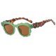 thumbnail image 1 of Lentes de Sol COTIA Moda Cuadrados con Forma Ondulada Verde para Mujer/Hombre, 1 of 6