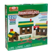 Ideal Frontier Logs 220 Piece Classic Wood Construction Set