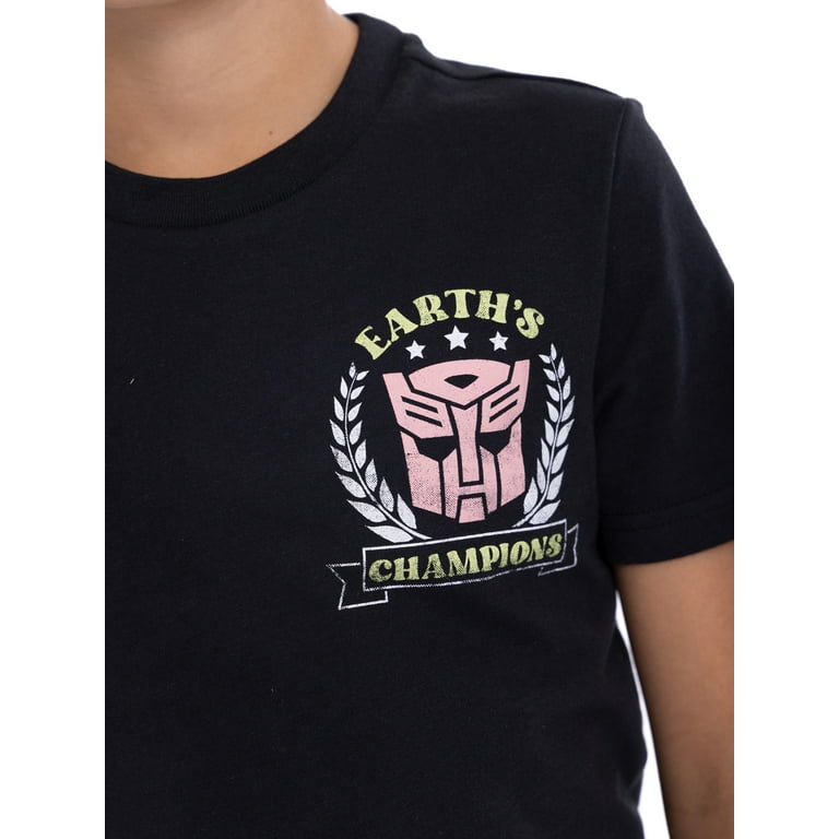 Transformers Boys Club T Shirt Sizes 4 18 Boy s Size 10 12 Black