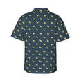 thumbnail image 3 of Goofa Cartoon Ducks Hawaiian Shirt for Men, Unisex Summer Beach Casual Short Sleeve Button Down Shirts,Aloha Tropical Floral print shirt-Medium, 3 of 9