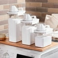 thumbnail image 2 of Airtight Laundry Detergent Dispenser Powder Storage Box Clear Washing Powder Liquid Container with Lids Jar, 2 of 9