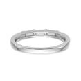 thumbnail image 5 of 14K White Gold Ring Band Wedding Diamond Baguette , Size 9, 5 of 7