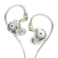 thumbnail image 1 of Edx Pro In-Ear Monitor de Escenario Auriculares Auriculares Con Absorción de Impactos KZ con micrófono, 1 of 7