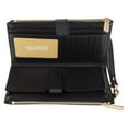 thumbnail image 3 of Michael Kors Women's Jet Set Travel Double Zip Wristlet, Black Saffiano, One Siz, 3 of 8