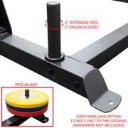 Valor Fitness BD-57 Pull-Up Rack with Storage Pegs, and J-Hooks for Squats and Bench Press (750lb Capacity)