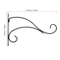 thumbnail image 2 of Hanging Plant Bracket Outdoor Hanging Basket Hook Flowerpot Hanging Bracket Hook, 2 of 8