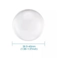 thumbnail image 4 of U8MO 100/200pcs Flatback Transparent Clear Glass Domed Cabochons Cover Findings Round-34.5~35mm,50pcs, 4 of 9