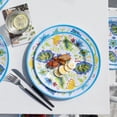 thumbnail image 5 of Cynnix 12 Piece Dinnerware Sets for 4,Melamine Plates and Bowls sets, Flower Pattern, 5 of 8