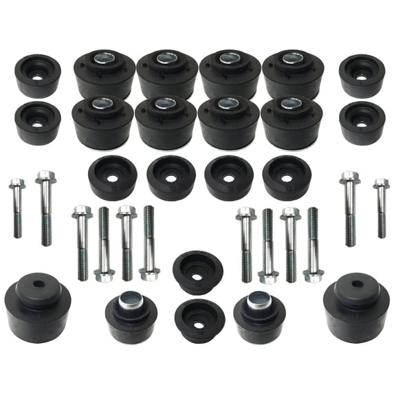 Auto Pro USA Body Mount OE Style Rubber Bushings Compatible with GM Passenger 1978-1988 BM1031KIT