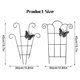 thumbnail image 5 of Enrejado de jardín BuyWeek Acero inoxidable para plantas trepadoras Negro 40 × 30 cm, 5 of 9