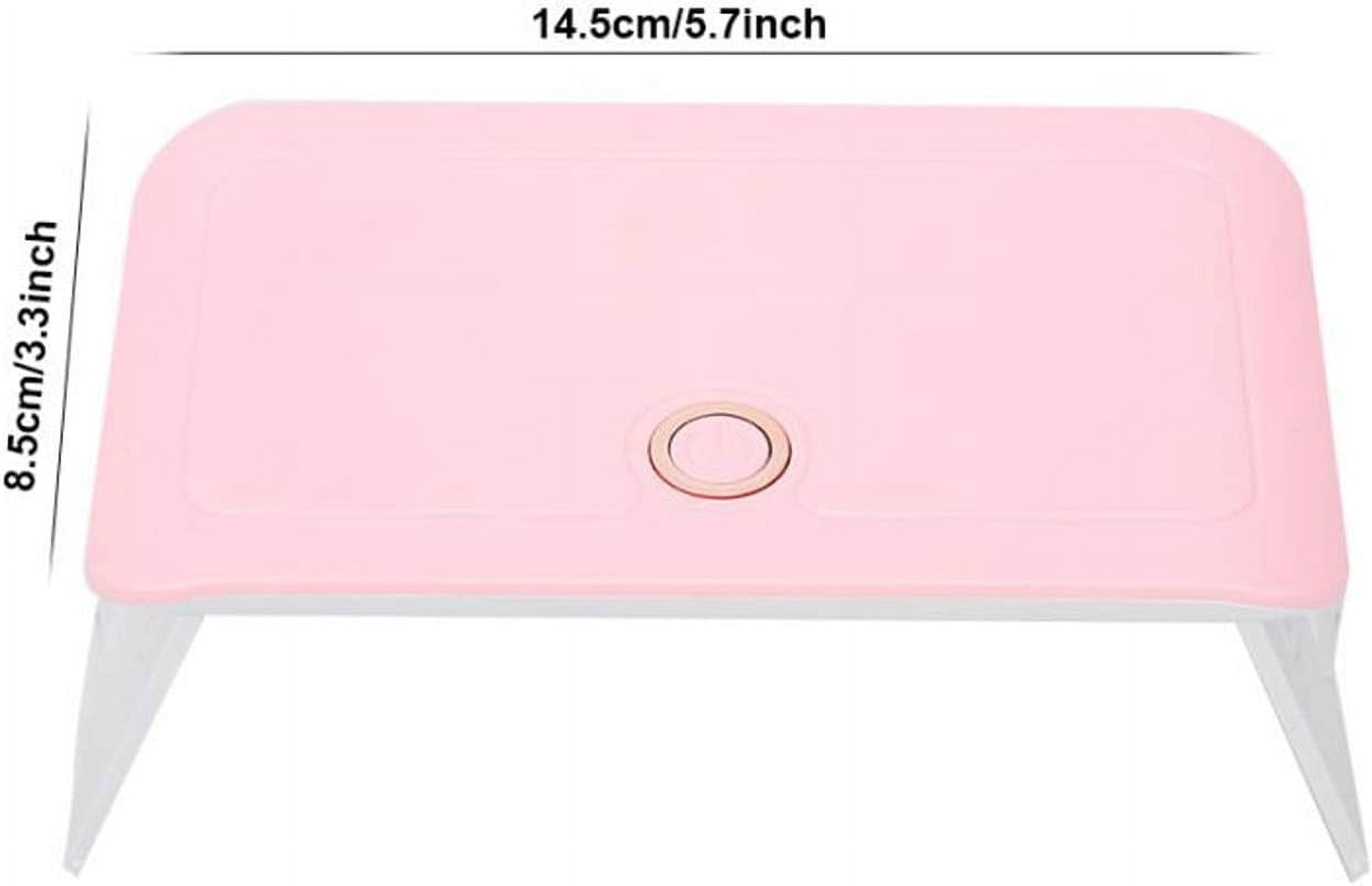 Lamp Nail Dryer 24W Lamp for Nails Manicure Machine Mini Portable Nail Lamp Gel Nail Polish Gel Varnish(OneColor)