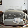 thumbnail image 4 of Solace White Metal Frame Full Platform Bed, 4 of 4