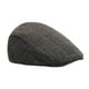 thumbnail image 2 of Gorro de boina Yinane Gorro de taxista a cuadros marrón, 2 of 8