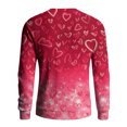 thumbnail image 6 of QHRMKOG Valentine's Day Sweater for Men Romantic Heart Graphic Pullover Loose Fit Long Sleeve Round Neck Sweaters Autumn Fashion Top Pink S, 6 of 6