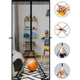 thumbnail image 1 of Mosquitera para puerta Jormftte 90 x 210 cm color negro, 1 of 5